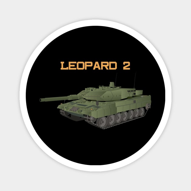 German Tank Leopard 2 Magnet by NorseTech